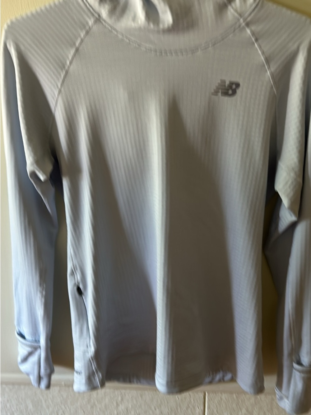 New Balance Light Blue Long Sleeve Performance Shirt